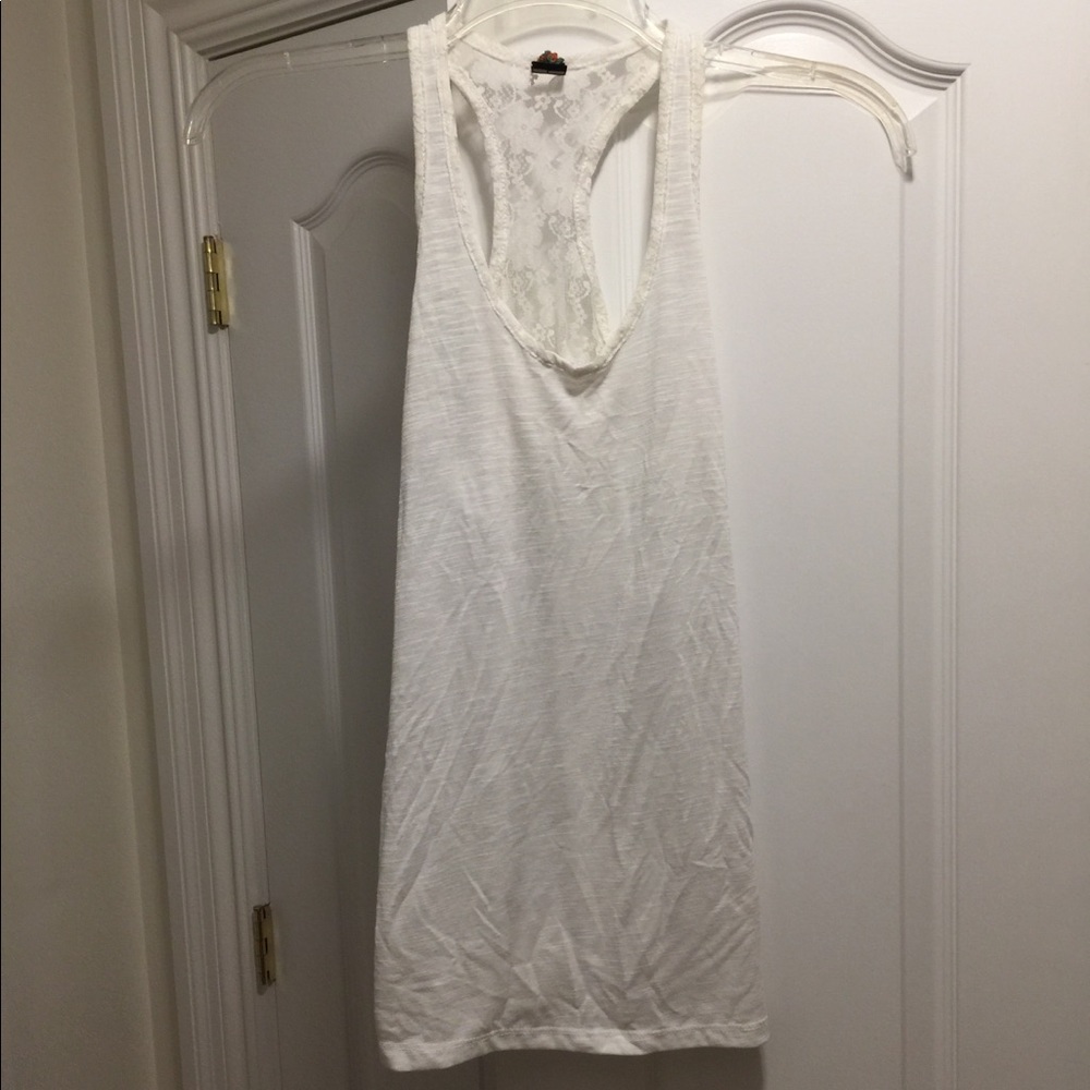 White tank top